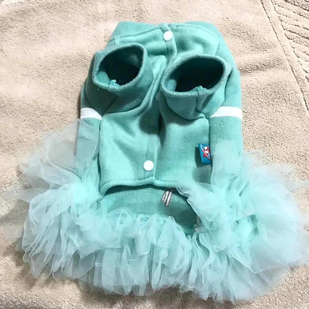 Puppy Love & Co. Tiffany Blue Princess Tutu Dress or Coat